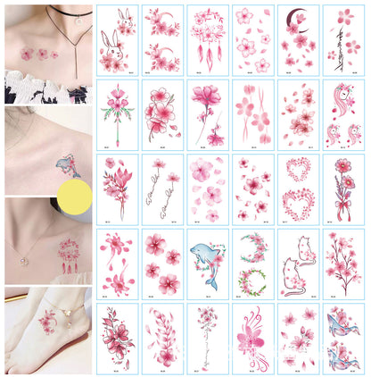 A set of 30 tattoo stickers